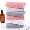 Serviette 3 / 6pcs Set Prime Super Soft Mand Towels pour salle de bain peigné Face Coton Absorbant