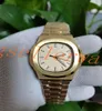 Najnowsza modelowa seria Classic Sprzedawana 18K Rose Gold Yellow Dial 405 mm Asia 2813 Automatyczne mechanizmy 5711 ze stali nierdzewnej Aut7872955