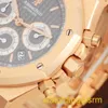 Zwitsers AP pols horloge Royal Oak Black Plate 18K Rose Gold Automatische mechanische heren Watch 25960or.OO.1185or.03