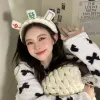 1pc Cute Funny Plush Headband Chinese Mahjong Headwear Non-slip Makeup Wash Face Hair Hoop Women Hair Accessories