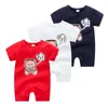 Rompers 2022 Kinderen Romper Summer Boys and Girls Fashion pasgeboren baby klimmende kleding merken meisje baby drop deliv babydhshop leveren ot9qt