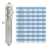 CMCP HSS Freze Kesici 4 Flüt Uç değirmeni 1.5-13mm CNC Makine Öğütme Araçları Yönlendirici Bit Metal Kesici Alüminyum Freze biti