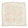 Table en tissu couvercle carré dentelle coton place tapis de salle à manger crochet placemat tasse tasse nappe thé fait à la main 40/60 cm