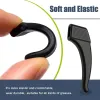 20Pairs Silicone Ear Hook Anti-Slip Glasses Slevas de orelha da perna prendedora Grip Anti-Fall Eyewear Portador de óculos Acessórios