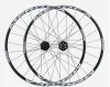 Een paar 26 "27,5" 29 inch Red Ultralight MTB MTB Mountain Bicycle Wheel voorzijde achterwielwielaluminium schijfrem 5 lager QR -niveaus