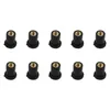 10Pcs M4 M5 M6 Durable Rubber Well Nuts Windshield Bolts for Motorcycles Fairing Mountings Windscreen Fastener