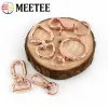 10pcs Rosegold Bag Schnalle Metall Lobster Clip Clasp -Haken Rucksackgurtband Carabiner Hanger DIY -Hardware -Nähzubehör