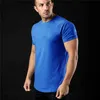 Herren lässig Shirts einfache T -Shirt Männer neue Mode -T -Shirts Sommer Baumwolle Kurzarm T -Shirt Fitness Mens Gymnastik Kleidung Casual Sports T -Shirts 240409