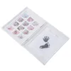 Newborn Handprint Picture Frame Ink Pad Photo Set Table Baby Footprint Kit Adornment My first year