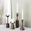 Kerzenhalter Eisenkunst Vintage Halter Dekoration 4-teiliger Hochzeitstisch Props Cup