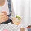 Other Drinkware Acrylic Transparent Ice Cream Cup Sand Crystal Pc Plastic Dessert Salad Drop Delivery Home Garden Kitchen Dining Bar Dhh2T