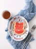 Kaseler 1 PC Japon pirinç çorbası kase fincan seramik çocuklar sevimli sofra giysileri Japonya'da yapılmış enfes ev
