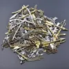 10/20/30pcs Vintage Metal Sword Ax Charms para jóias Fazendo suprimentos de flecha de seta