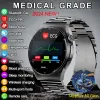 Acrossatura nel sangue non invasiva Smart Watch Blood Lipid Acido urico Monitoraggio della salute ECG+PPG Sport Smartwatch Bluetooth Call per uomini donne