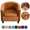 Couvre-chaise baignoire en velours à style fendu avec couvercle de coussin amovitable