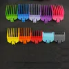 8pcs Hair Clipper Limit Limit Comb Comb Combs Comber Trimmer Husts Affression 3-25mm inclupal justical professional hair trimers colorful