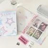 IFFVGX Cute Star A5 Photocard Holder Photo Album Kpop Idol Photocards Binder Collect Book Kawaii Storage Albums for Photographs