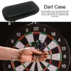 DART CUSS WOR Soft Tip Darts Eva Hard Shell Dart z zamkiem błyskawicznym na 3 rzutki przenośne wodoodporne miejsce do przechowywania