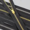 15/20/30/40cm #5 Black Closed-end Zipper DIY Sewing Stitching Down Jacket Coat Jeans Garment Pocket Bag Repair Accessory