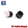 10pcs 3v 5v 12v Active Buzzer Magnetica Long Continus Bight Americer Alarming Ringer 12095 Piezo Buzzer adatto per le stampanti per computer