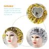 8 PCs Haarmaske Cap Dye Caps verarbeiten Aluminiumfolie Dusche Frauen Einweg -Tiefkonditionierung Zinn Styling Thermische Behandlung