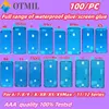 100pcs Adhésif 3M étanche pour l'iPhone 6S 7 8 plus x 8p xs max xr 11 12 XSM Autocollant LCD Cadre d'écran