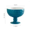 Bowls Chanshova Creative Ceramic Goblet Ice 200ml و 350ml Cream Milkshake Soup Soup Soup Cup H104