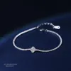 Diseñador de lujo Van Clover Bracelet Damas S925 STERLING STERLING CON DIAMOND CLASCELO DE FUERA PULCELA DE CLASE