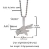 Top Quality Rock Hip Hop Gesture Finger Hand Pendant Necklace For Mens Rap Trendy Copper Inlaid Iced Out Cubic Zirconia Design Gold Accessories Necklaces Collar