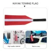 Kayak Safety Flag Sup Towing Tamion Oxford Tissuy accessoires avertissement ACCESSOIRS DE TRAVAIL DE VOYAGE
