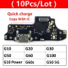 10PCS USB Port Port Dock Charger Connector Extree Kabel dla Motorola Moto G10 G20 G30 G50 G60 G60S G100 Power One 5G G31