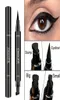 Nuovo Brand Cmaadu Eyes Liner Make Up Pencil Waterproof Black Black Double Deup Stamps Eyeliner Pencil Eyes5574239