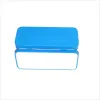 Sublimation Stationery Box Blue Blue und Pink Sublimation Bleistift Hülle Aluminiumblatt DIY 190x80x25mm 0409