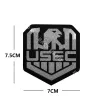 Russia Escape from Tarkov USEC BEAR PVC Patch Embroidered Patches Russian Game Infrared Reflective IR Applique Tactics Badge