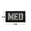 Многоцветный инфракрасный Ir Med Medic Medical Patch Camo CP EMS EMT военный тактический крюк светятся в темном значке Applique