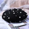 Berets Franse baret parel kralen kunstenaar kleur warme beanie cap schilder hoed voor