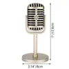 Microfones Simulation Classic Metal Vintage Live Vocal Dynamic Handheld Mic Microphone For Live Performance Karaoke Recording Studio Record 240408