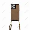 Cüzdan Stili Çapraz Koyu Strap Lüks Tasarım, Klasik İmitasyon Deri Kart Cep Anti Drop iPhone Kılıfı Apple 15 Pro MAX 11 12 13 14 Pro Max Plus