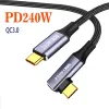 Einzelkopf eins -Ellbogen 90 Grad Winkel männlich an männliche Ladungslinie USB Typ -C Datenkabel Data Draht Ladekabel USB C -Kabel
