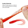 50pcs Soft Fishing Lures Silicone Lure Set Artificial Bait Worm 6cm1.7g Bass trout Shad Wobbler Fishing lure Sea Worm Swimbait