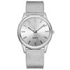 Montres-bracelets 2024 Montres de luxe minimalistes modernes Quartz Watch en acier inoxydable Bracele décontractée Bracele de haute qualité et précision