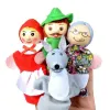 Finger Puppets Animal Puppets Children Storytelling Props Baby Bed Stories Helper Doll Set Soft Plush Kids Educational Toy