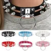 Chokers gotiska svart spikade punk choker krage spikar nitar med päckad chocker halsband för kvinnor män bondage cosplay goth je dhgarden dhlyi