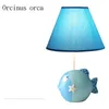 Lampes de table Cartoon Creative Fish Desk Lamp Child's Child's Child's Princess Girl's Bedroom Bedide Animal LED