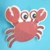 BADMATS 5 PCS HOPE TUB PAKERS MARIET ONGANISME Vormstickers Letter Cartoon Non-slip Badkamer Crab Frosted Child