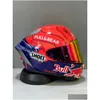 Motorcycle Helmets Fl Face Shoei X15 X-Fifteen X-Spr Pro Mm93 Marquez 7 Tc-1 Red Bu Ll Helmet Anti-Fog Visor Man Riding Car Motocross Otfgt