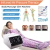 Slimming Machine 3 En 1 Desktop Purple Far Infrared Air Pressure For Body Slimming Lymphatic Drainage Massage Equipment