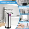Vloeibare zeepdispenser hand elektrisch touchless 280 ml voor keuken waterdichte bewegingssensor batterij bediend