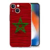 Lyxtransparent telefonfodral för iPhone 15 14 13 12 11 Pro Max XS X XR 7 8 Plus Clear Chock -täckt omslag Marocko Flag Soccer