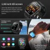 Watches LIGE 2023 New Smart Watch Men 1.96 Inch HD Bluetooth Call Waterproof Watches Temperature Monitoring Outdoor Sport Smartwatch Men